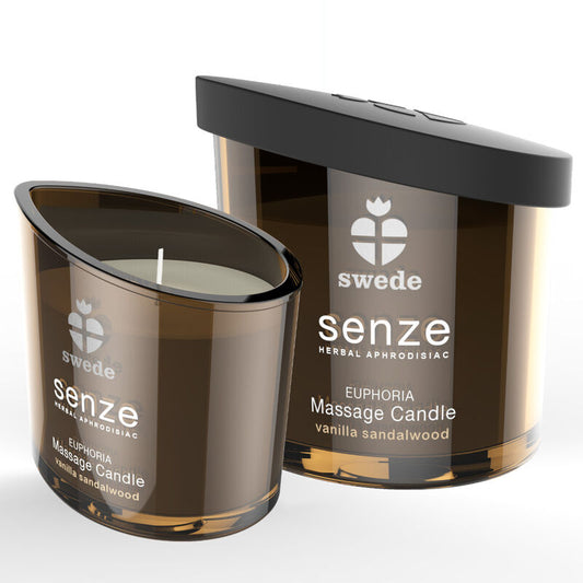 SWEEDE Euphoria Massage Candle med doft av vanilj och sandalträ