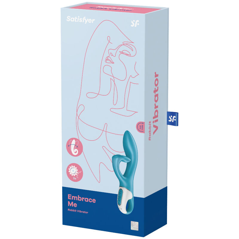Satisfyer Embrace Me G-punktsvibrator i turkos