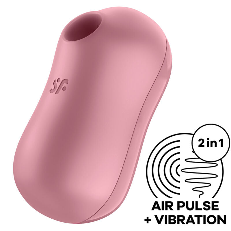 Satisfyer Cotton Candy Air Pulse Stimulator och Vibrator i rosa