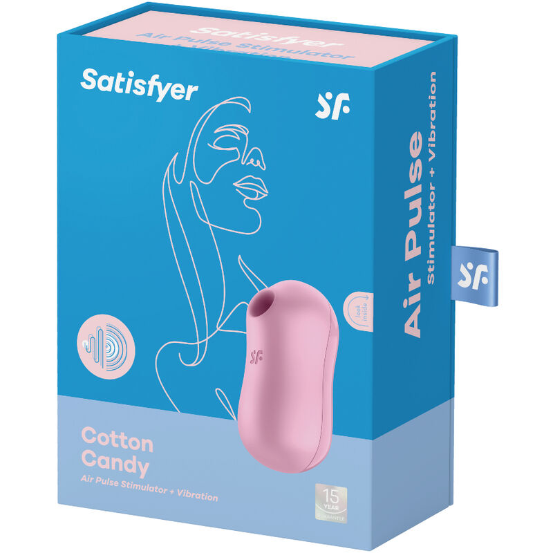 Satisfyer Cotton Candy Air Pulse Stimulator och Vibrator i lila