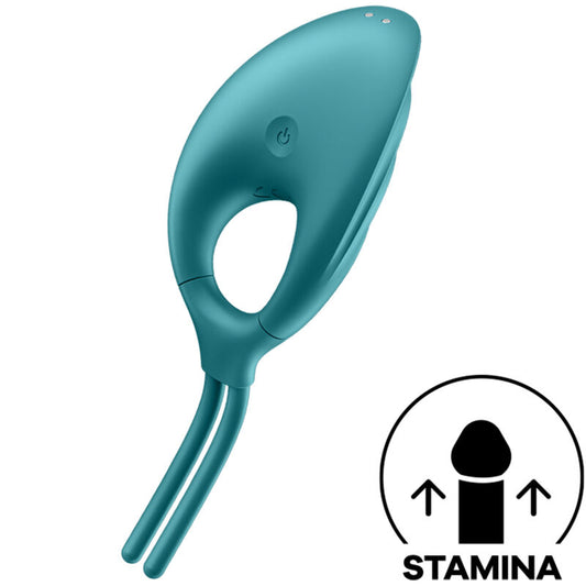 Satisfyer Swordsman Ring Vibrator i grön färg