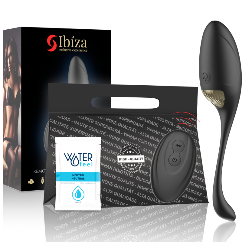 Ibiza fjärrstyrd äggvibrator i elegant design
