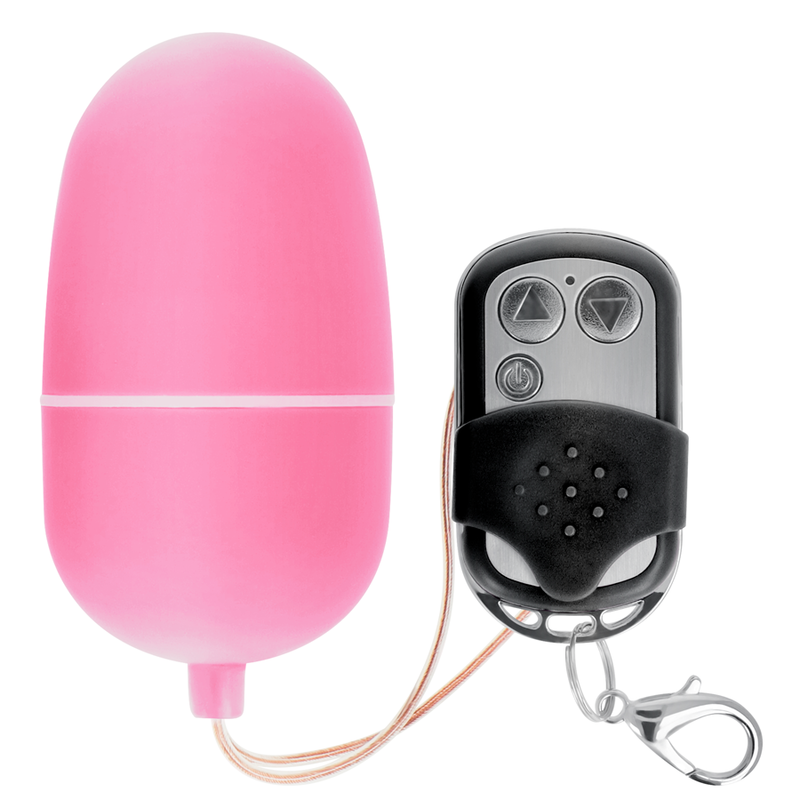 Fjärrstyrt vibrerande ägg i rosa färg