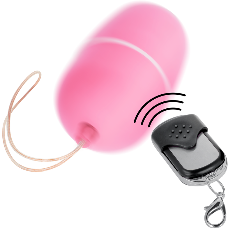 Fjärrstyrt vibrerande ägg i rosa färg