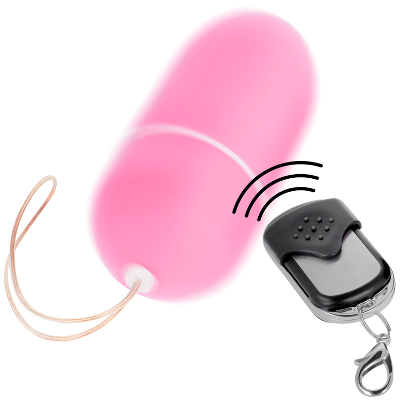 Fjärrstyrt vibrerande ägg i rosa färg