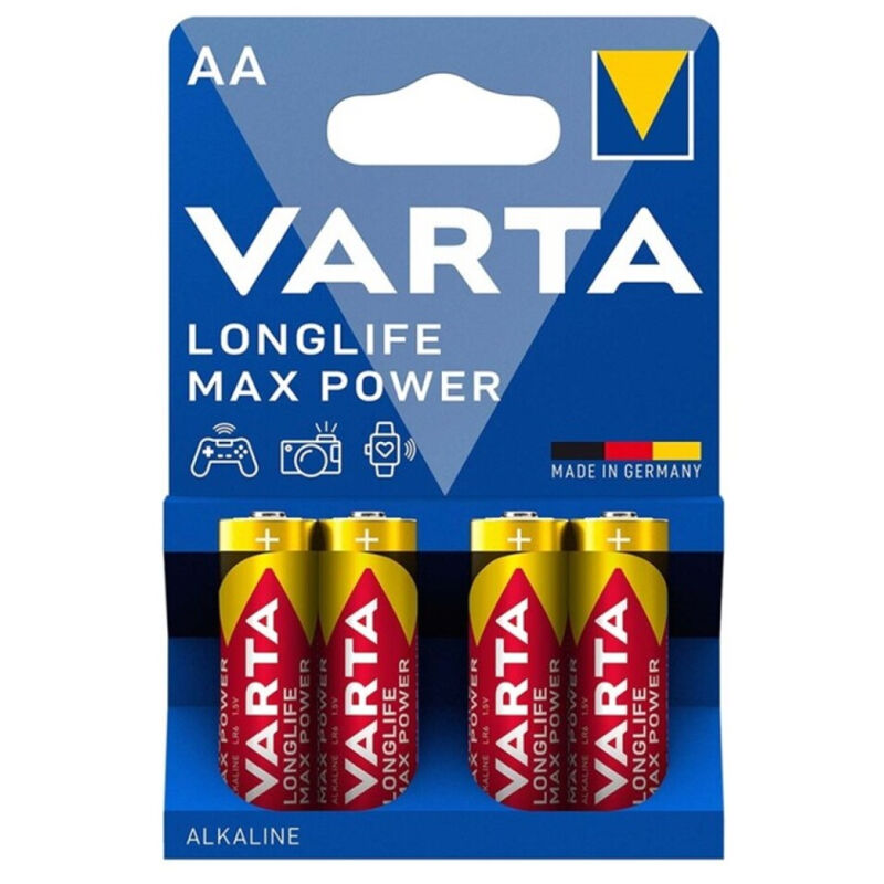 VARTA MAX POWER AA LR6 alkaliskt batteri 4-pack