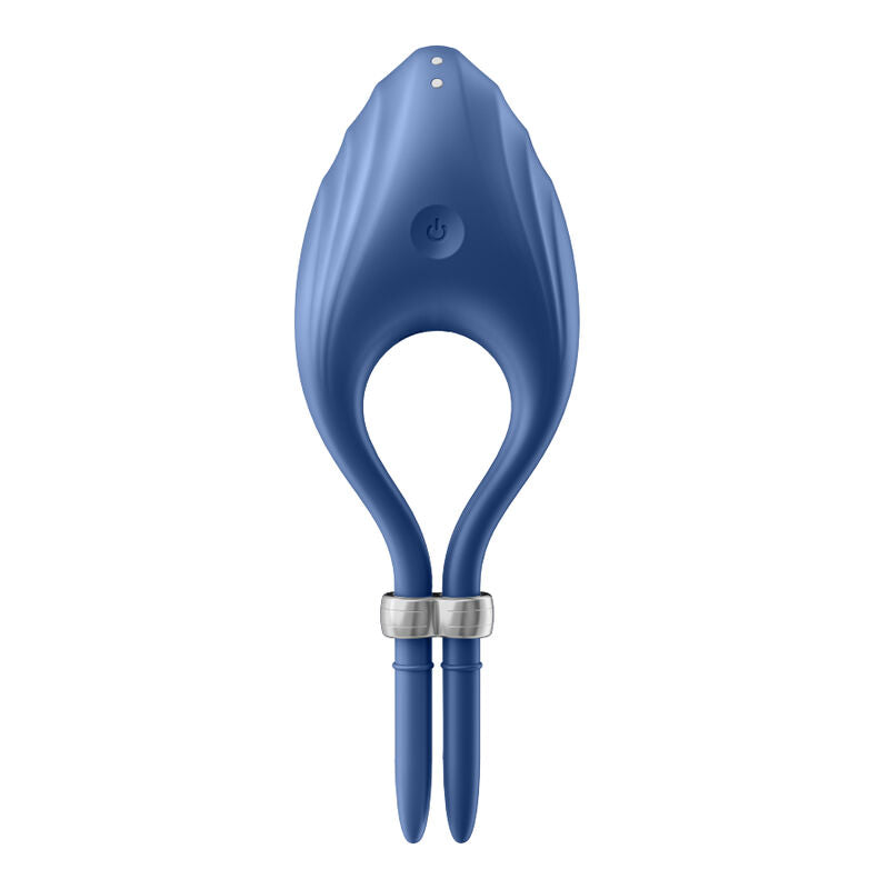 Satisfyer Duelist Ring Vibrator i blått