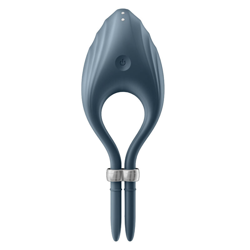 Satisfyer Duelist ring vibrator i grå färg