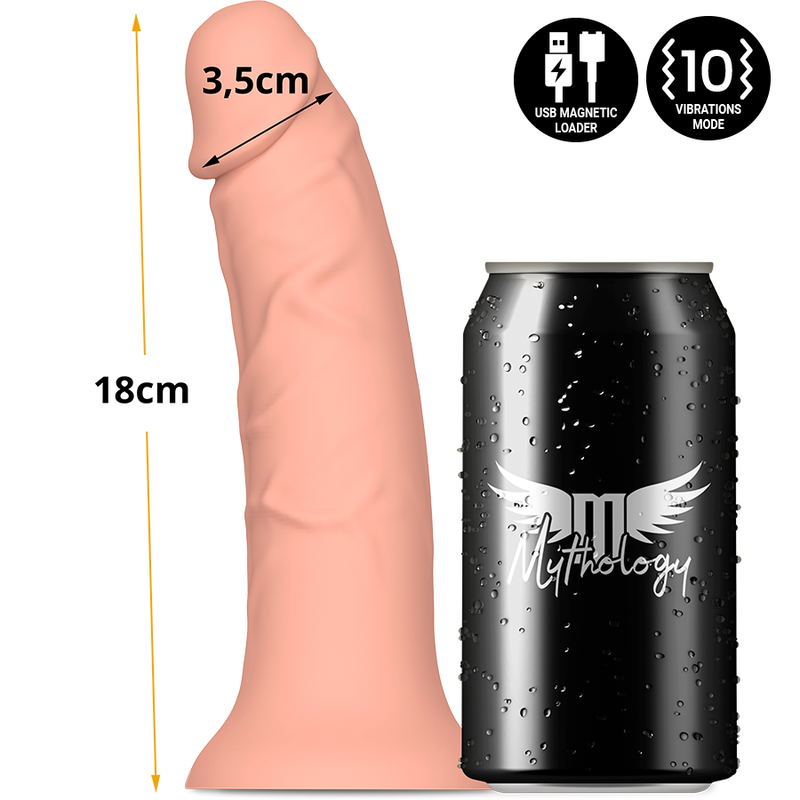 MYTHOLOGY ASHER ORIGINAL DILDO S med vibrator och realistisk finish