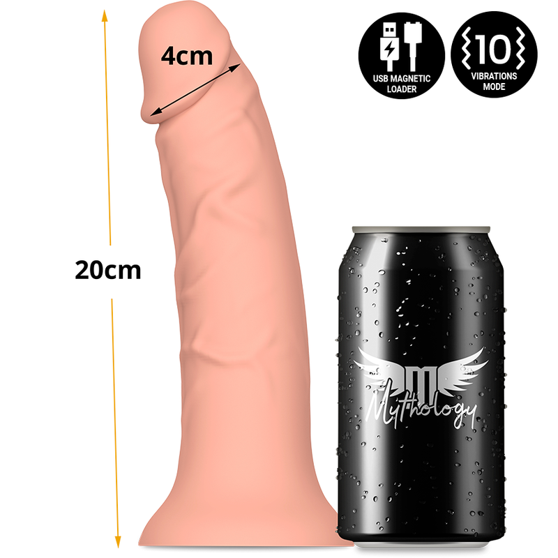 MYTHOLOGY ASHER ORIGINAL DILDO M med vibration och realistisk finish