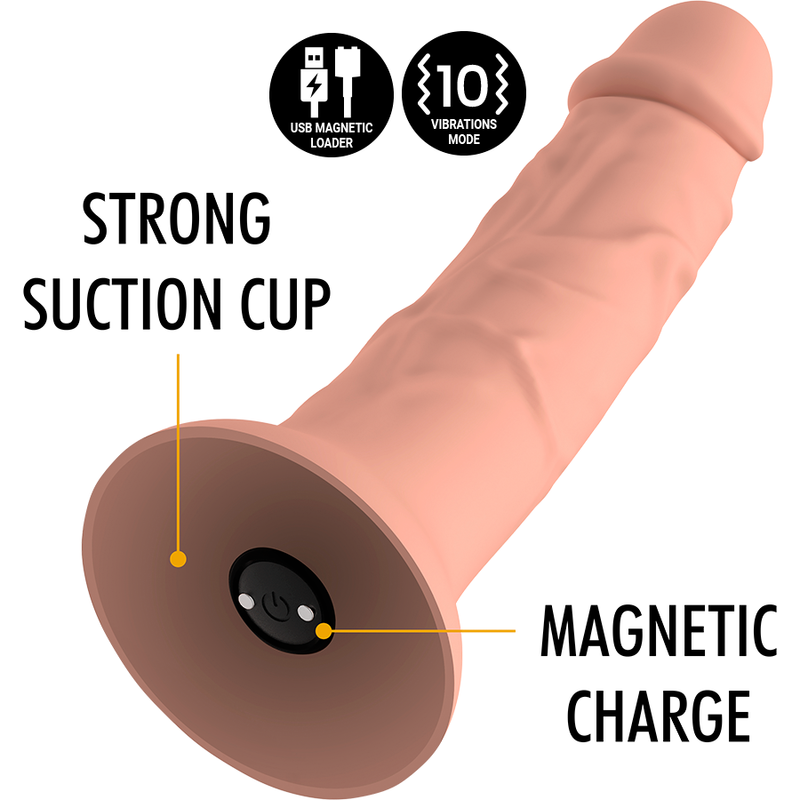 MYTHOLOGY ASHER ORIGINAL DILDO M med vibration och realistisk finish