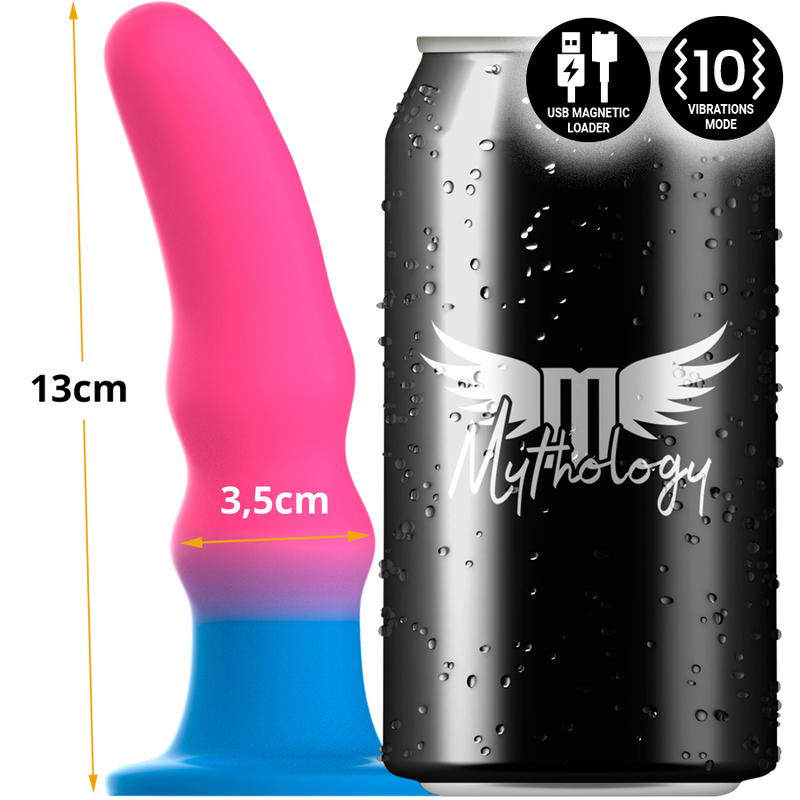 MYTHOLOGY KUNO UTOPIA DILDO S med vibration och neonfärger