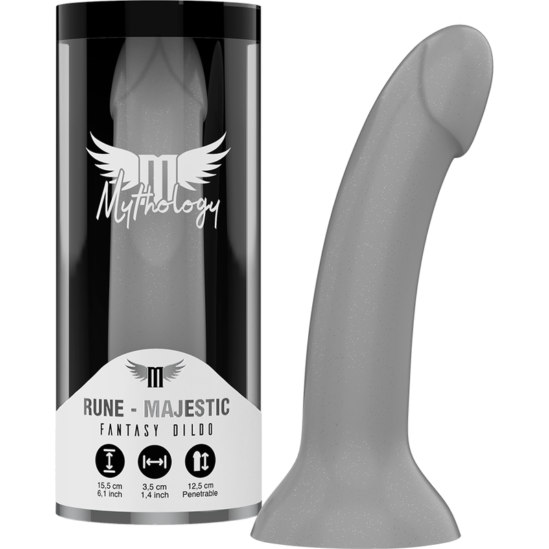 MYTHOLOGY Rune Majestic Dildo S i silverfärg
