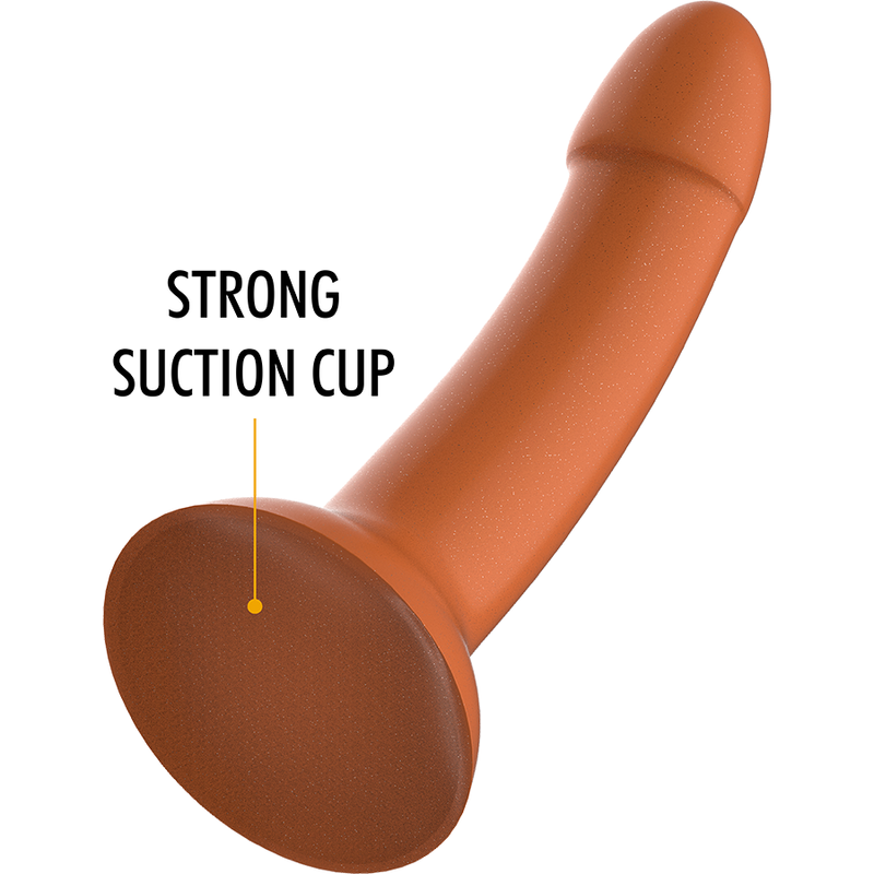 MYTHOLOGY Rune Royal Dildo M i guld med sugkoppsbas