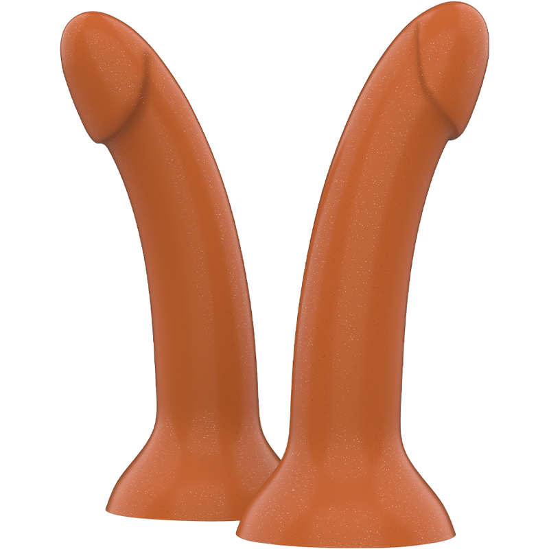 MYTHOLOGY Rune Royal Dildo M i guld med sugkoppsbas