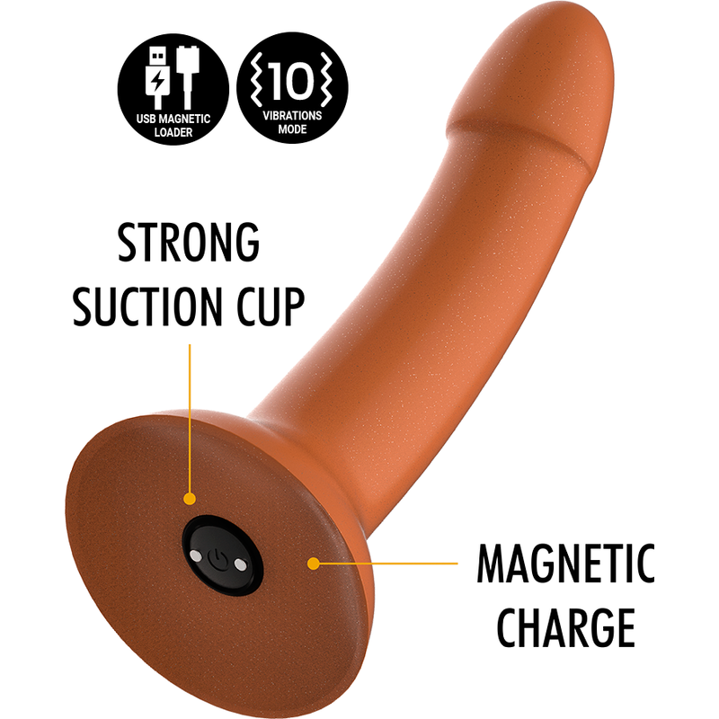 MYTHOLOGY Rune Royal Dildo M med vibration och sugkoppsbas