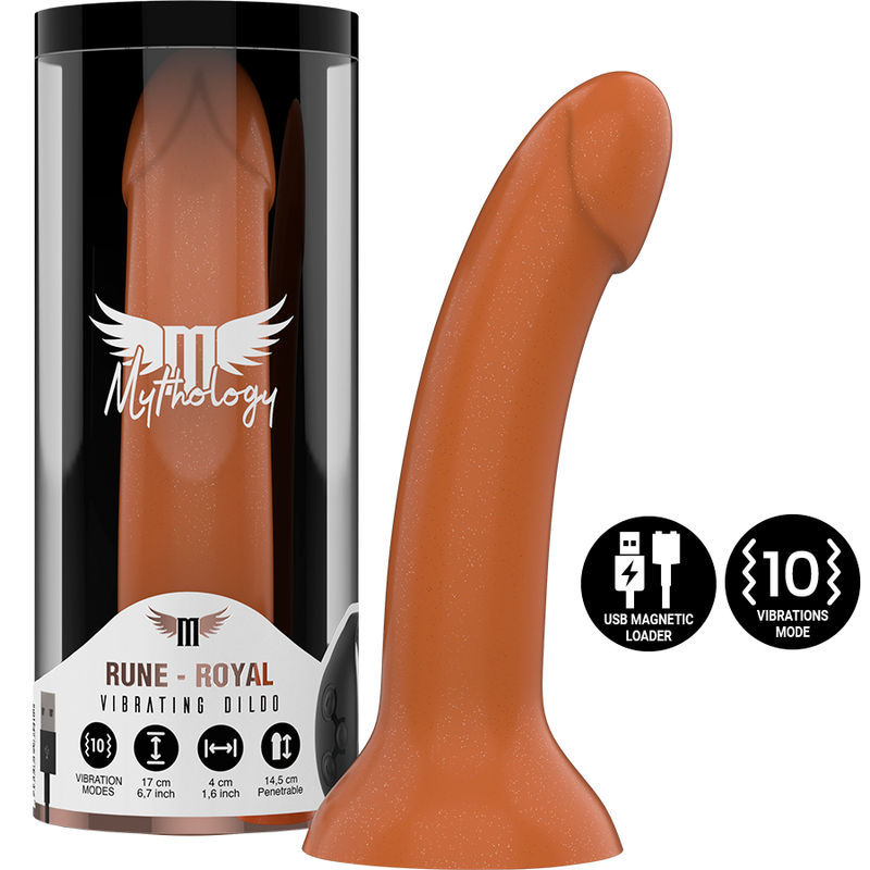 MYTHOLOGY Rune Royal Dildo M med vibration och sugkoppsbas