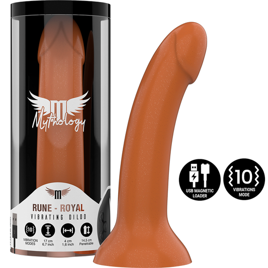 MYTHOLOGY Rune Royal Dildo M med vibration och sugkoppsbas