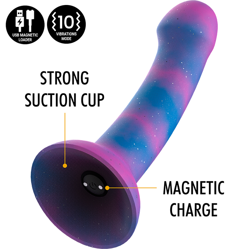 MYTHOLOGY DION GALACTIC DILDO M med vibration och galaktisk finish
