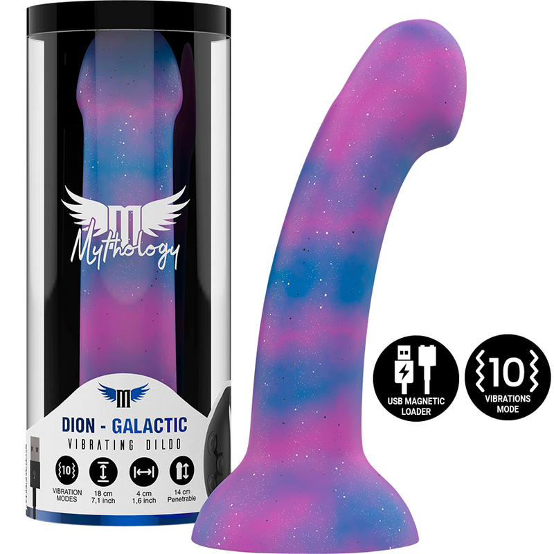MYTHOLOGY DION GALACTIC DILDO M med vibration och galaktisk finish