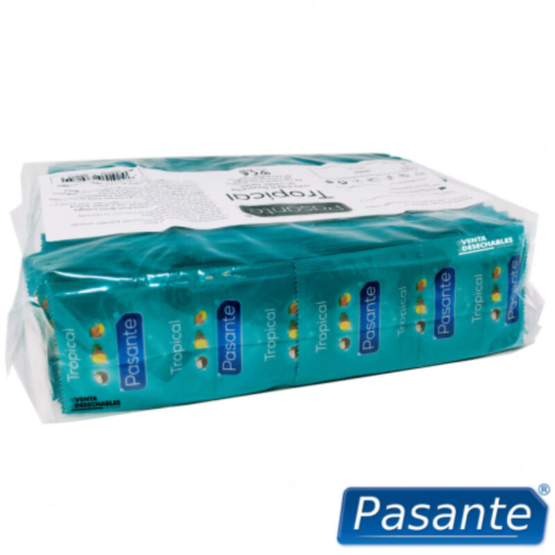 PASANTE - KONDOMER TROPISK FÖRPACKNING 144 ENHETER