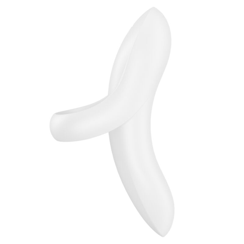 Satisfyer Bold Lover finger-vibrator i vit färg