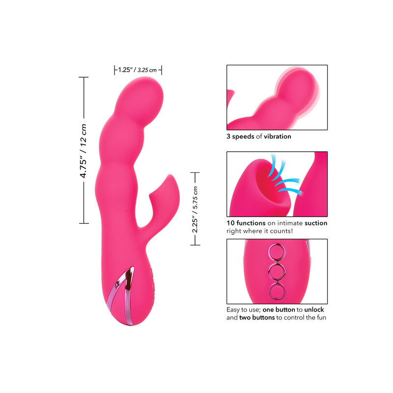 Oceanside Orgasm massager med sug och vibrationer