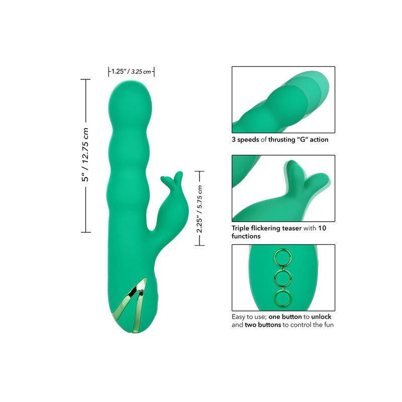 CALEXOTICS Sonoma Satisfier Green massager