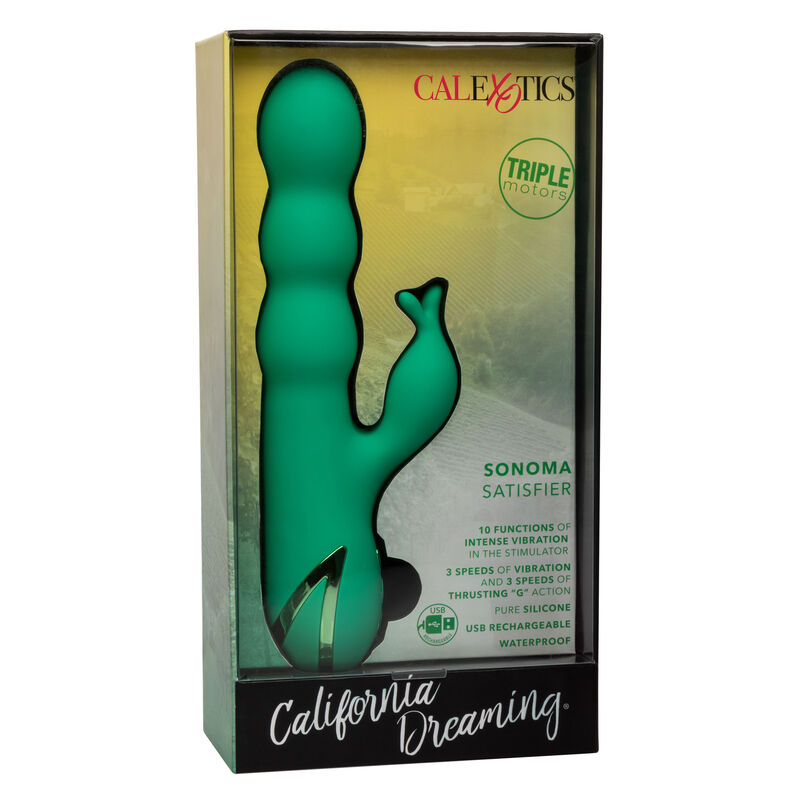 CALEXOTICS Sonoma Satisfier Green massager