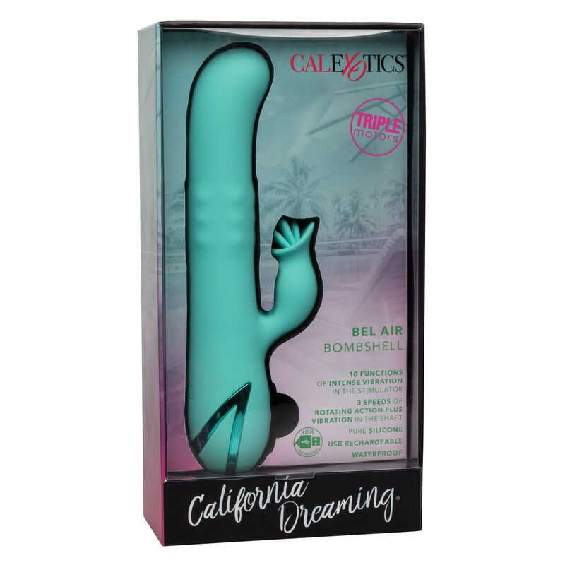 Bel Air Bombshell massager i ljusgrön färg