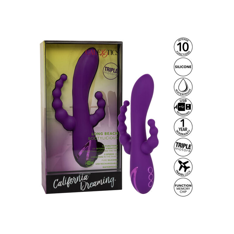 CALEXOTICS Long Beach Bootylicious Purple massager