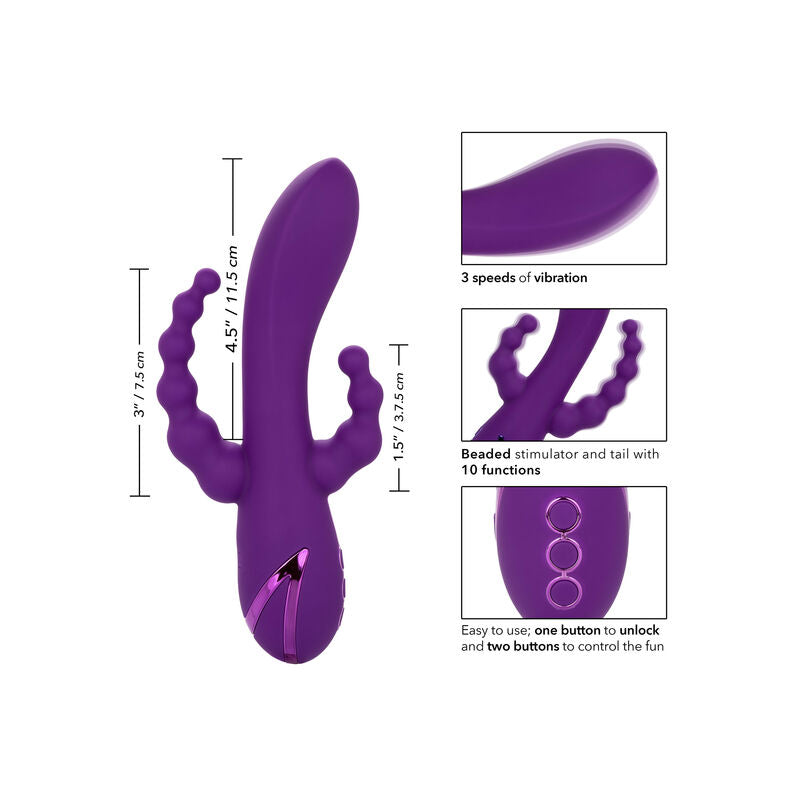 CALEXOTICS Long Beach Bootylicious Purple massager