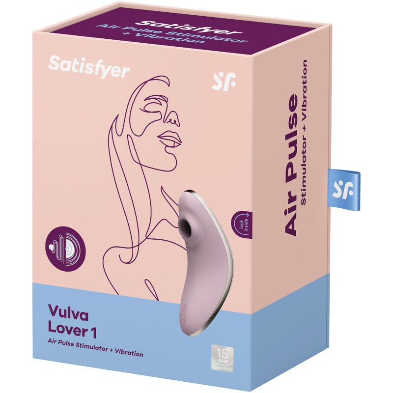 Satisfyer Vulva Lover 1 Air Pulse Stimulator och Vibrator i lila
