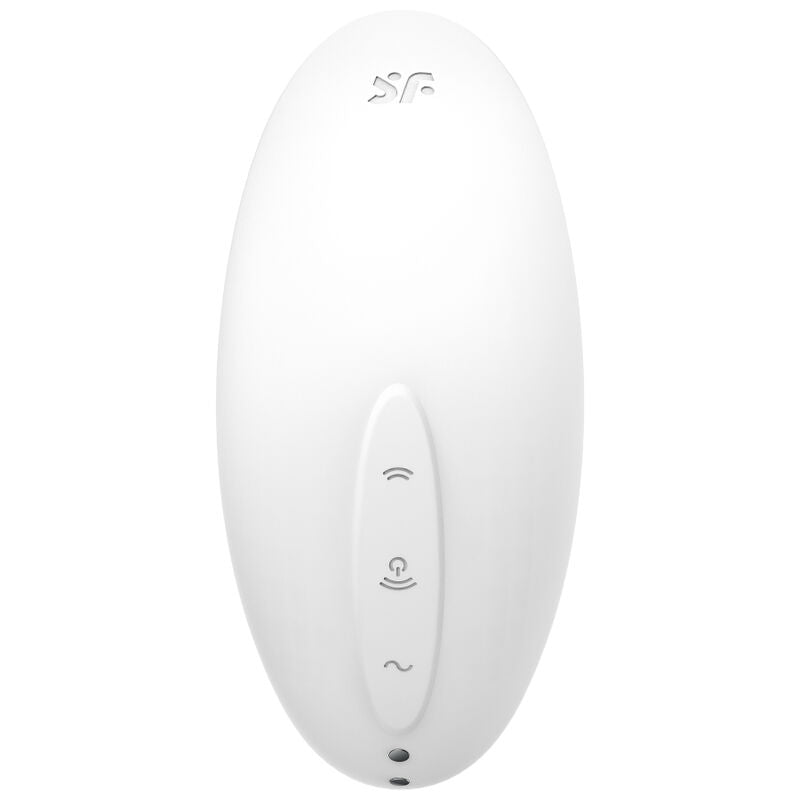 Satisfyer Vulva Lover 2 Air Pulse Stimulator och vibrator i vit färg