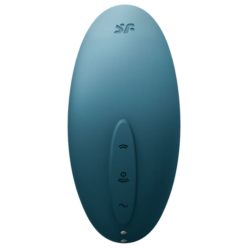 Satisfyer Vulva Lover 2 Air Pulse Stimulator och vibrator i blå färg