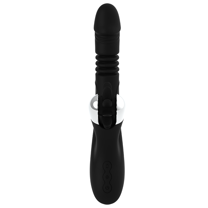 BLACK&SILVER BUNNY REED UP & DOWN VIBE vibrator