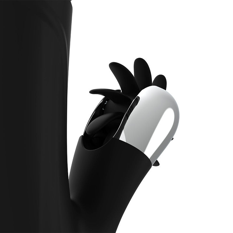 BLACK&SILVER BUNNY REED UP & DOWN VIBE vibrator
