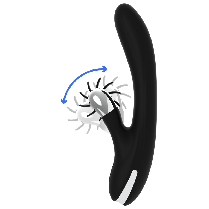 Bunny Johnny Vibrator från Black&Silver i svart och silver