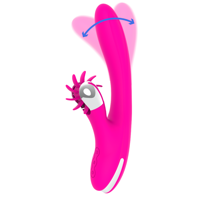 DIVERSIA BUNNY WAVES 24 CM vibrator med vågsystem