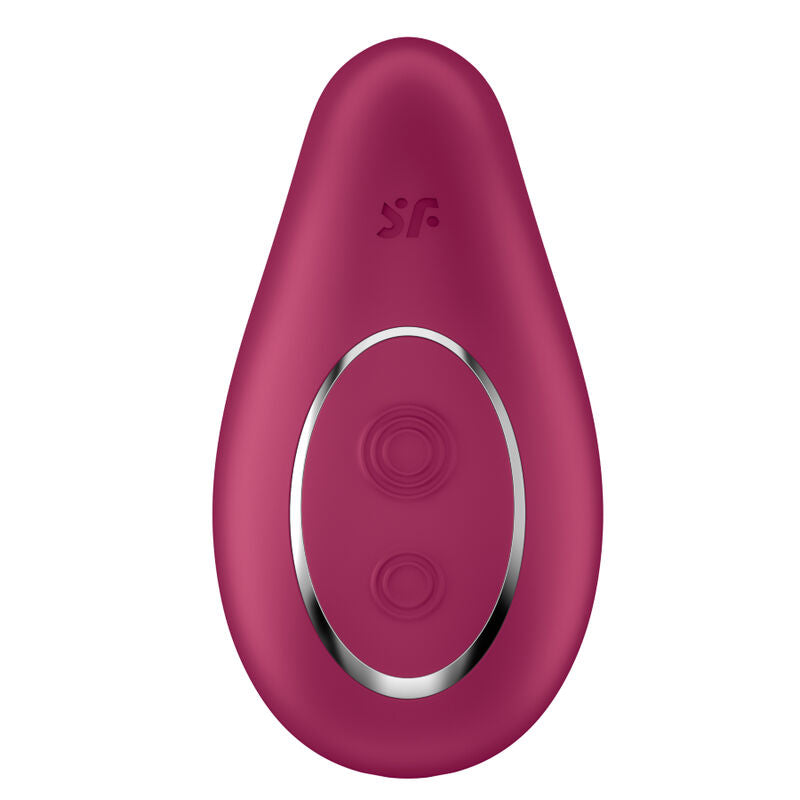 Satisfyer Dipping Delight Lay-On Vibrator i röd färg