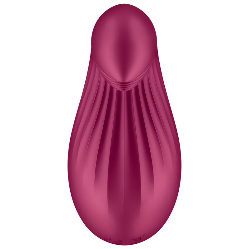 Satisfyer Dipping Delight Lay-On Vibrator i röd färg