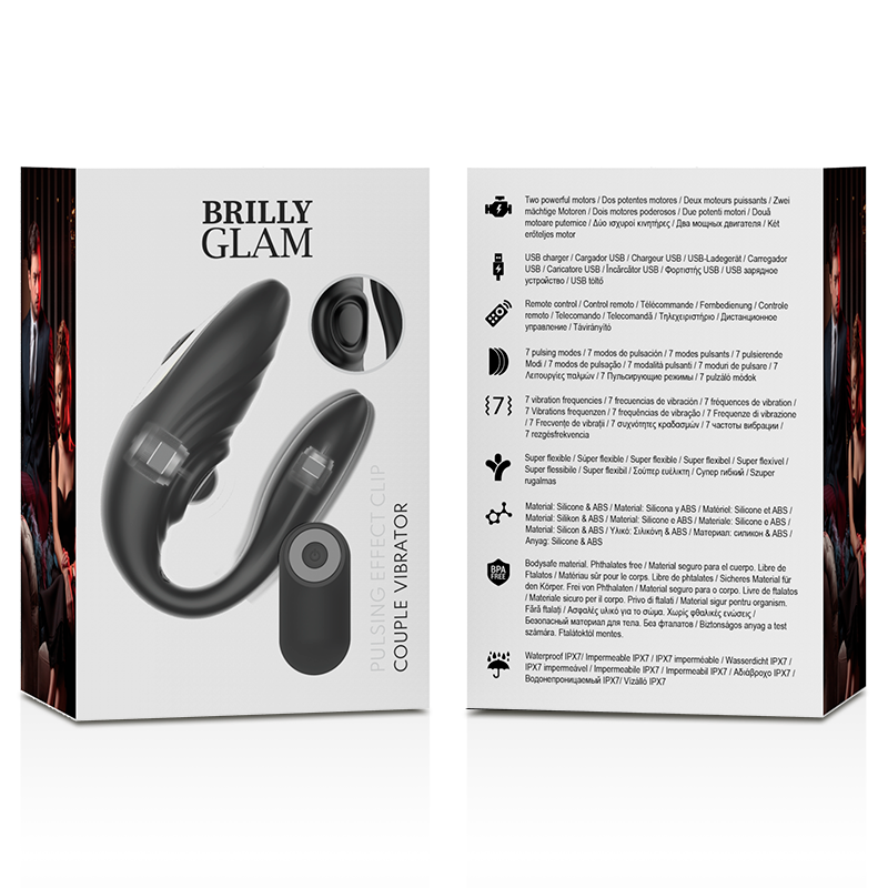 BRILLY GLAM fjärrkontrollerad vibrator för par