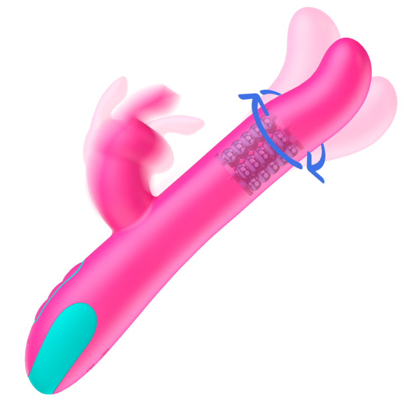 HAPPY LOKY - PLUTO RABBIT VIBRATOR & ROTATOR WATCHME
