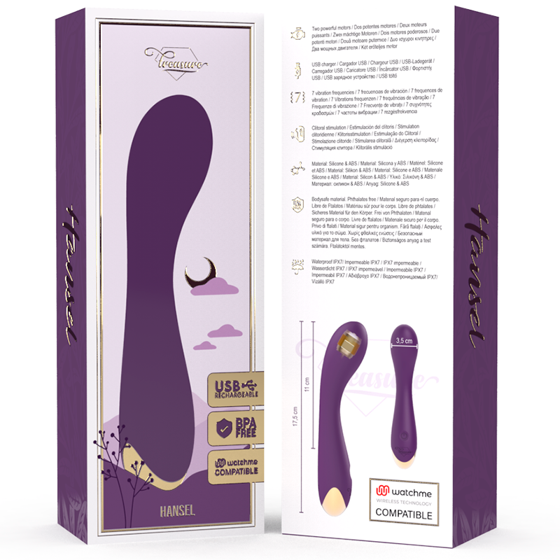 Treasure Hansel G-punktsvibrator med trådlös teknik