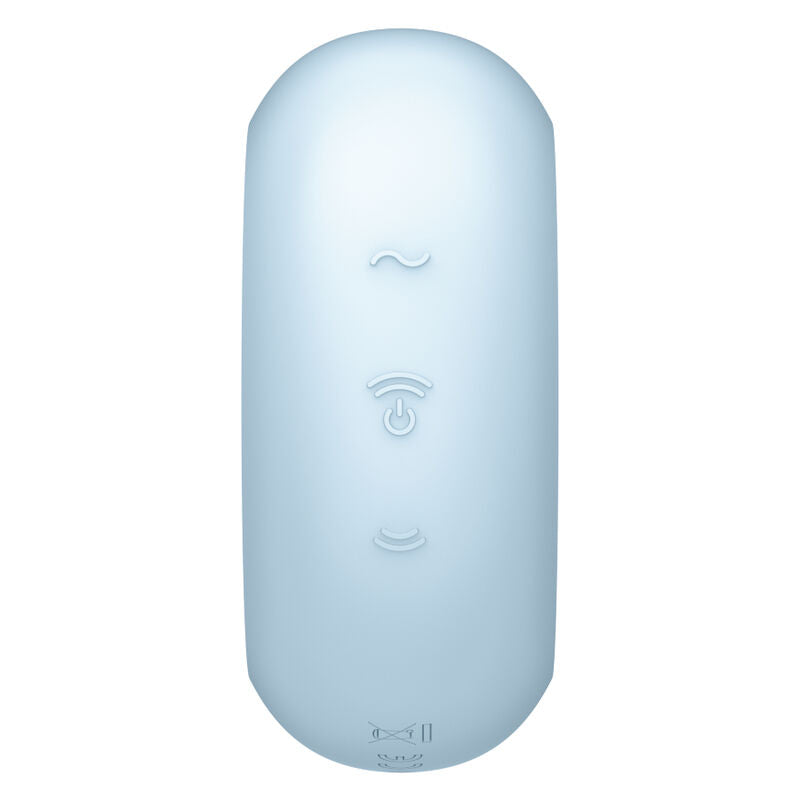 Satisfyer Pro To Go 3 dubbel Air Pulse vibrator blå