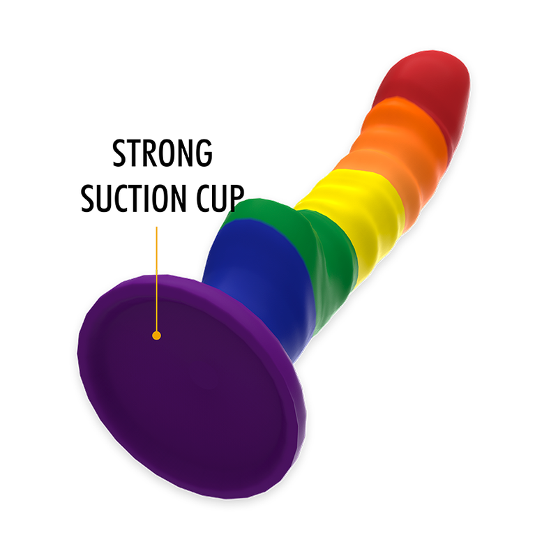 MYTHOLOGY Colby Pride Dildo M i Pride-färg