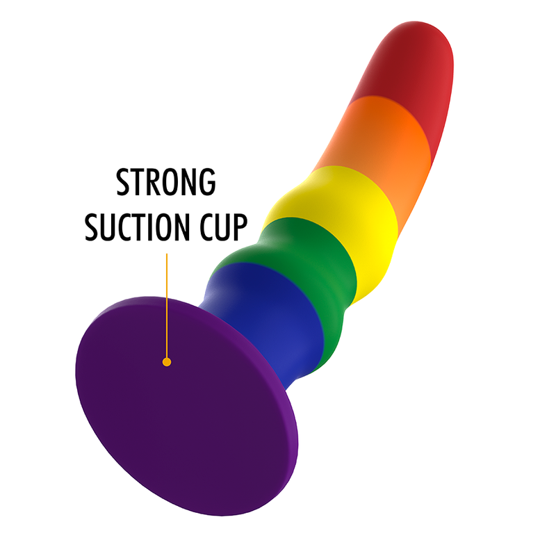 MYTHOLOGY KUNO PRIDE DILDO M i färgglad design