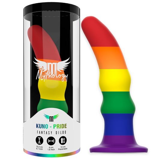 MYTHOLOGY KUNO PRIDE DILDO M i färgglad design