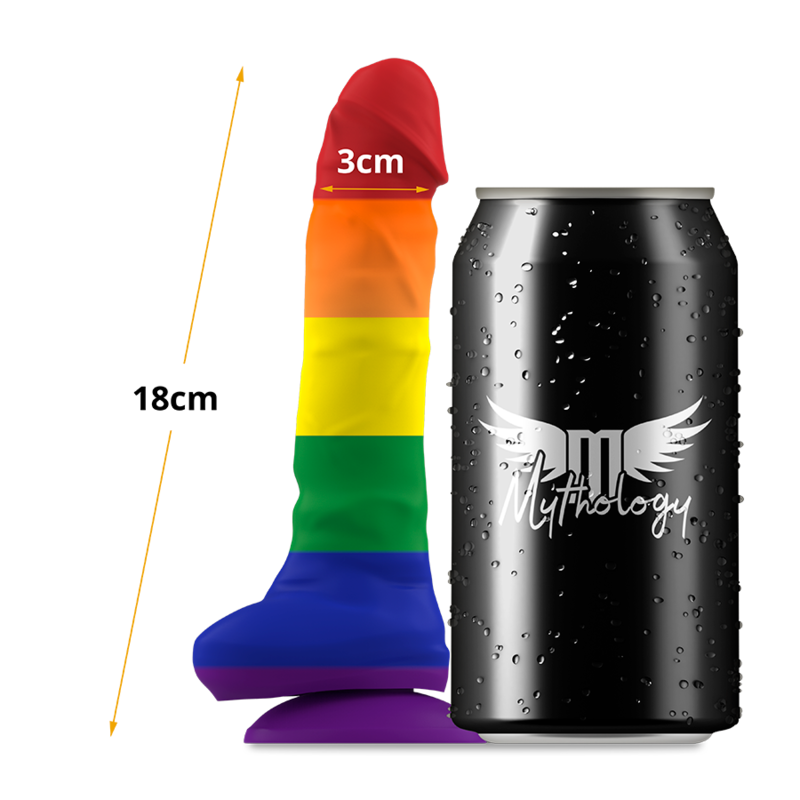 MYTHOLOGY Corey Pride Dildo M i färgen PRIDE