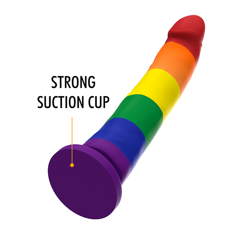 MYTHOLOGY Devon Pride Dildo L i färgglad design